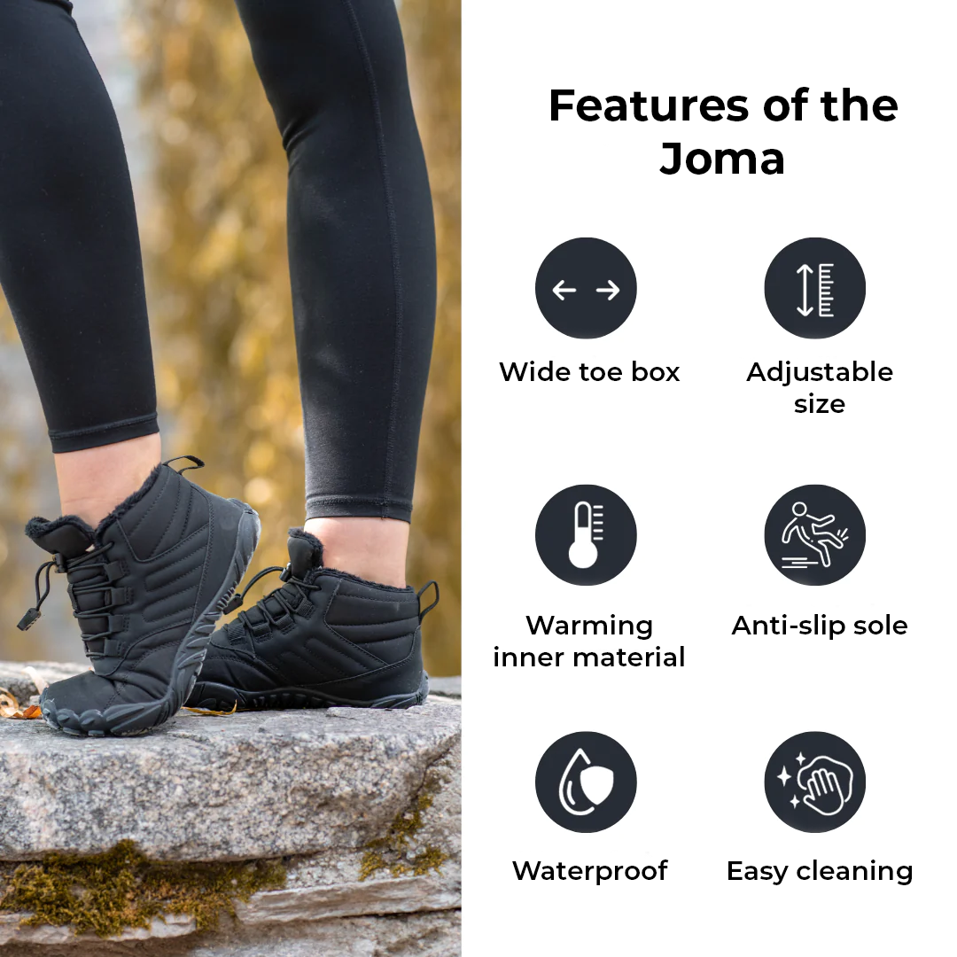 ORTHOSHOES® Joma - Orthopedic thermal barefoot shoes for autumn & winter